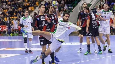 Partido de la Liga Asobal entre Helvetia Anaitasuna y Naturhouse La Rioja (17). IÑIGO ALZUGARAY