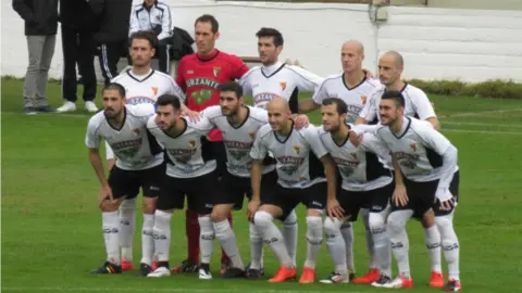 Equipo titular del Tudelano. Foto Cd Tudelano.