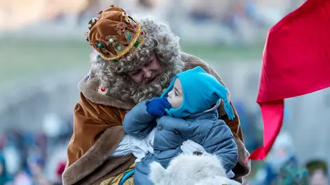 Llegada de SSMM Los Reyes Magos a Pamplona (14). IÑIGO ALZUGARAY