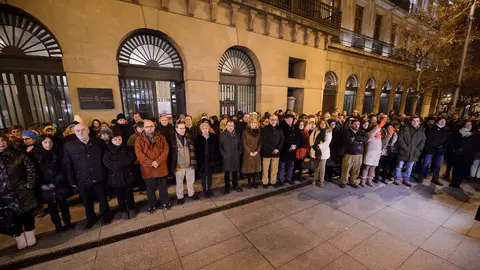 El Gobierno de Navarra convoca a la ciudadanía a participar en la concentración de repulsa por el presunto homicidio cometido en Burlada. PABLO LASAOSA 04