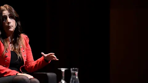 Dolores Redondo, es la protagonista de la última sesión de Pamplona Negra 2017. PABLO LASAOSA (1)