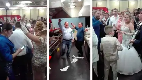 Los bailes de la boda en el Wok de Landaben. FACEBOOK