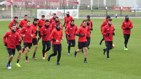 Entrenamiento de Osasuna en Tajonar.