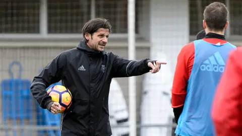 Último entrenamiento de Osasuna en Tajonar antes del partido contra la Real Sociedad. PABLO LASAOSA (10)
