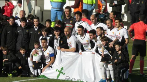 Alineación del Tudelano ante el Somozas. Foto web CD Tudelano.