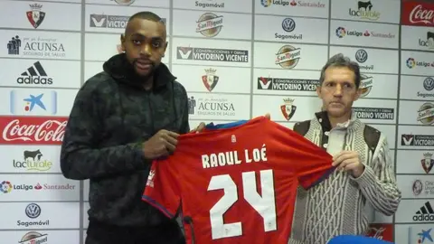 Raoul Loe junto a Goikoetxea en Tajonar.