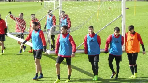Entrenamiento de Osasuna en Tajonar