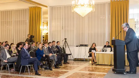 Presentación del Anuario de 'Navarra Capital' con la presencia del vicepresidente de Desarrollo Económico del Gobierno, Manu Ayerdi (04). IÑIGO ALZUGARAY
