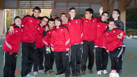 Jugadores del centro especial El Molino.
