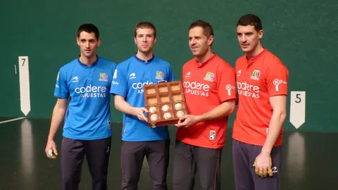 Albisu, Artola, Olaizola y Untoria.