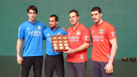 Larunbe, Bengoetxea, Olaizola y Untoria en el Labrit.