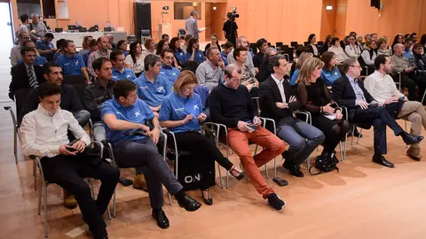 Acto de homenaje a empleados y voluntarios de La Caixa en Navarra. PABLO LASAOSA (4)