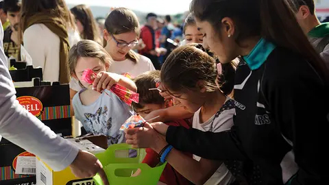 Miles de personas aprovechan el buen tiempo y se suman a la Javierada del 11 de marzo de 2017. MIGUEL OSÉS (12)