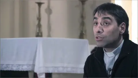 Jesús, sacerdote navarro, con motivo del día del seminario.