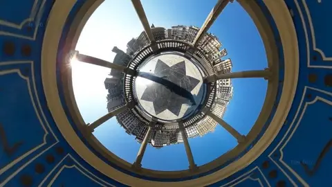 Pamplona, vista a 360 grados. 