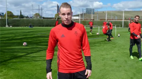 Carlos Clerc en Tajonar.