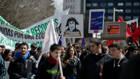 Huelga de estudiantes por Ikasle Abertzaleak. PABLO LASAOSA 03