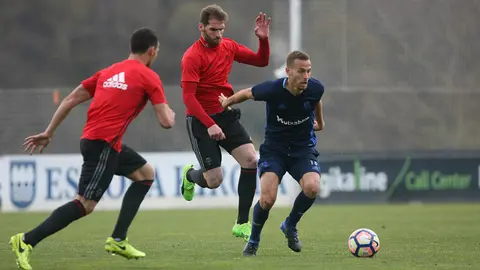 Unai García y Tienza en Zubieta.