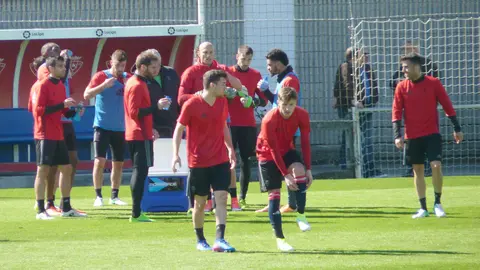 Entrenamiento de Osasuna.