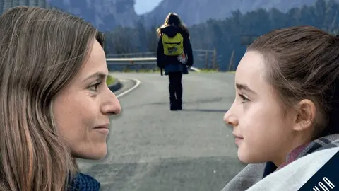 Cartel de la película infantil Motxilaren umea promovida desde la izquierda abertzale para reivindicar el acercamiento de presos etarras