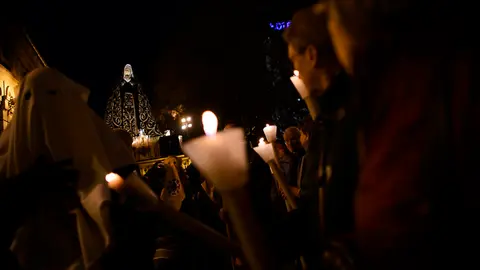 Traslado de La Dolorosa desde San Lorenzo hasta la Catedral. PABLO LASAOSA 06