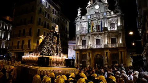 Traslado de La Dolorosa desde San Lorenzo hasta la Catedral. PABLO LASAOSA 10