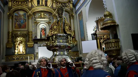 Traslado de San Fermín desde la Iglesia de San Lorenzo hasta La Capilla. PABLO LASAOSA 3