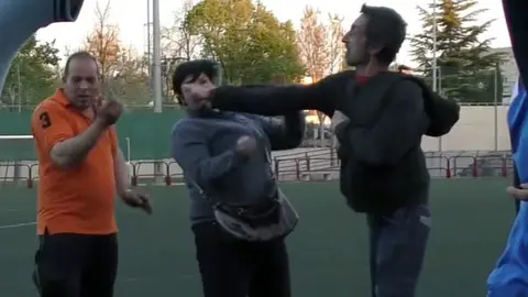 Puñetazo en Logroño