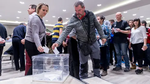 Osasuna celebra una asamblea extraordinaria de socios compromisarios para autorizar o no la convocatoria de elecciones (39). IÑIGO ALZUGARAY