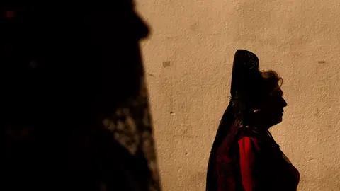 Bendición del nuevo Paso de la Hermandad de La Pasión en Domingo de Resurrección . PABLO LASAOSA 12