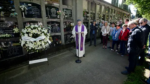 Homenaje a a Tomas Caballero concejal de UPN asesinado por ETA el 6 de mayo de 1998. PABLO LASAOSA 14