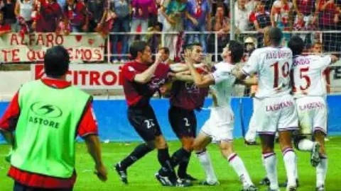 Partido Sevilla - Osasuna en 2004.