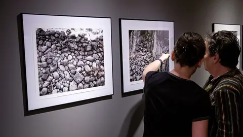 Inauguración de la exposición del fotógrafo Pio Guerendiáin titulada 'Tritones y fugas' (03). NAVARRA.com