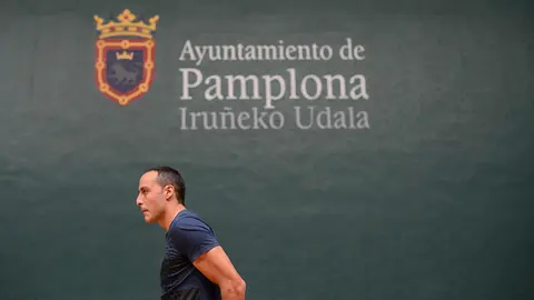 El pelotari Juan Martínez de Irujo dice adios a la pelota. PABLO LASAOSA 01