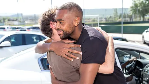 -La plantilla de Osasuna se despide de la temporada de Liga en las instalaciones de Tajonar (29). IÑIGO ALZUGARAY