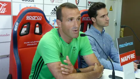 José Manuel Mateo en rueda de prensa.