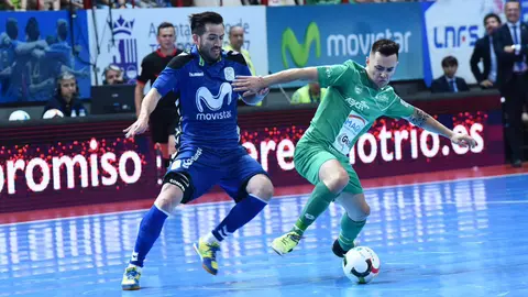 Dani Saldise en acción ante el Inter Movistar. Twitter Inter.