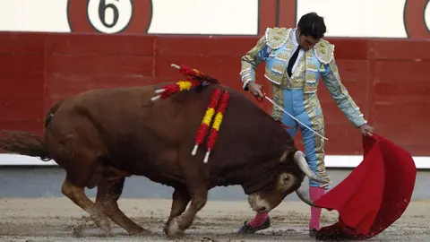 Cayetano en la plaza de toros de Las Ventas durante la Feria de San Isidro.