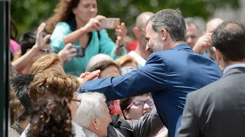 Los Reyes de España visitan el CNTA de San Adrián. PABLO LASAOSA 16