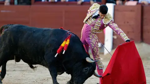 El diestro Alejandro Talavante en Las Ventas durante la Feria de San Isidro.