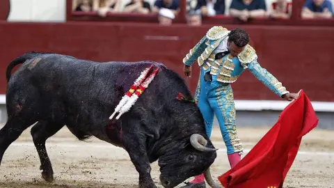 El diestro Antonio Ferrera, en Las Ventas.