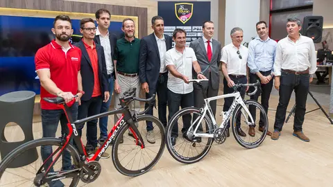 Presentación de la edición número 26 de la prueba cicloturista La Indurain (06). IÑIGO ALZUGARAY