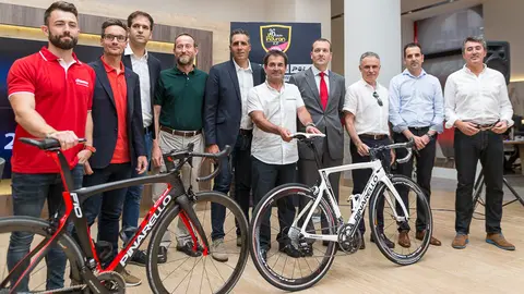 Presentación de la edición número 26 de la prueba cicloturista La Indurain (07). IÑIGO ALZUGARAY