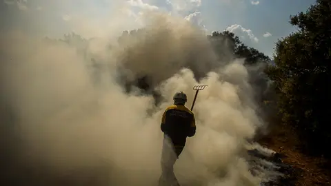Incencio en Larragueta. PABLO LASAOSA