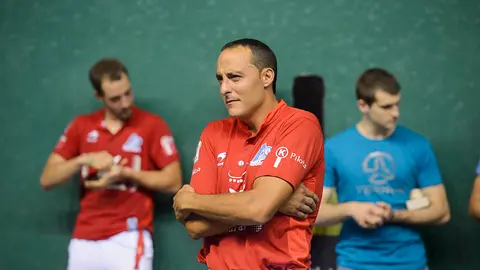 El frontón Labrit de Pamplona despide a Juan Martínez de Irujo. PABLO LASAOSA 28