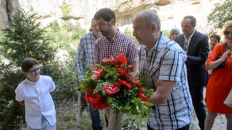 Homenaje en memoria del guardia civil José Luis Hervás, asesinado por ETA en la Foz de Lumbier en 1990. PABLO LASAOSA (12)