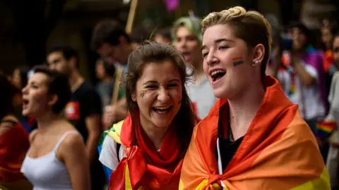 manifestación con motivo del Día Internacional del Orgullo LGTBIQ. PABLO LASAOSA 09