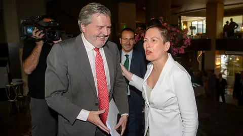 El ministro de Educación, Cultura y Deporte y portavoz del Gobierno, Íñigo Méndez de Vigo, pronuncia una conferencia titulada _España, ante la hora decisiva de Europa_ en el (10)