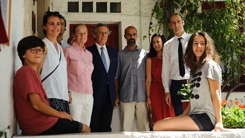 La Casa de Misericordia de Pamplona homenajea a Fernando Redón, miembro de la junta de gobierno de esta institución.. MIGUEL OSÉS_9