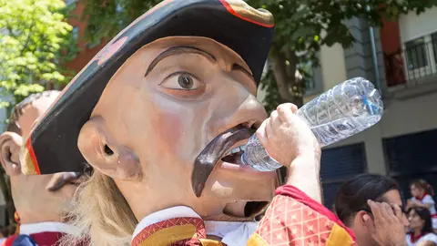 Salida de la Comparsa de Gigantes y Cabezudos por las calles de Pamplona (24). IÑIGO ALZUGARAY